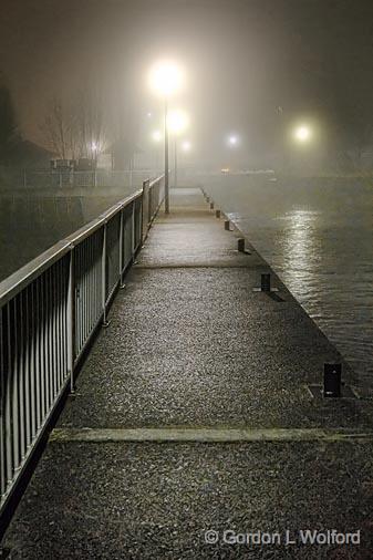 Foggy Walkway_08563-5.jpg - Photographed along the Rideau Canal Waterway at Smiths Falls, Ontario, Canada.